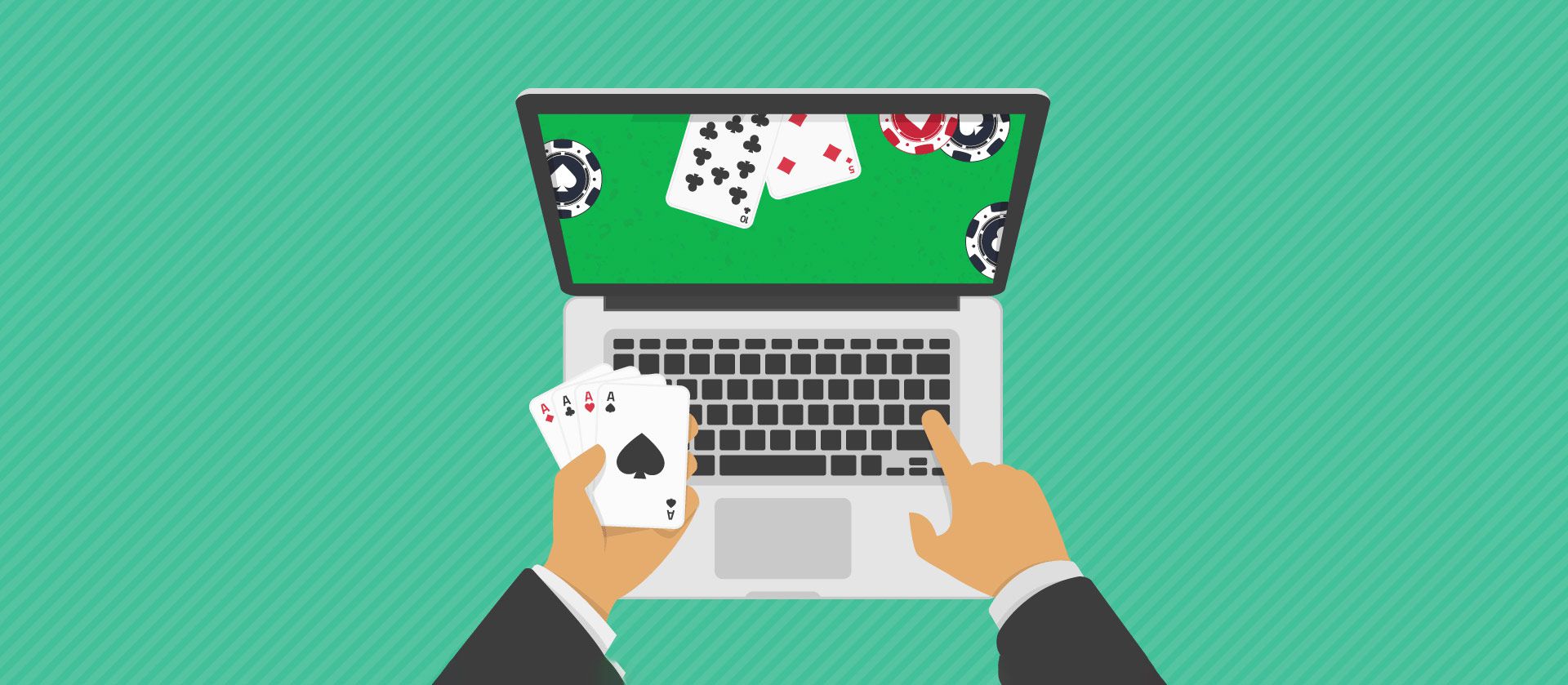 Online live blackjack on notebook in Canada.