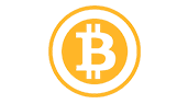Bitcoin logo.